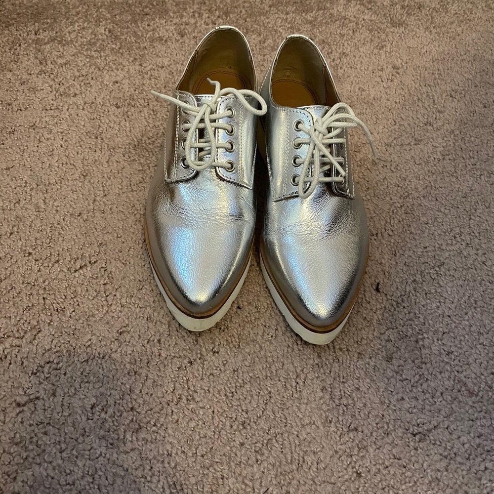 ASOS silver party shoes